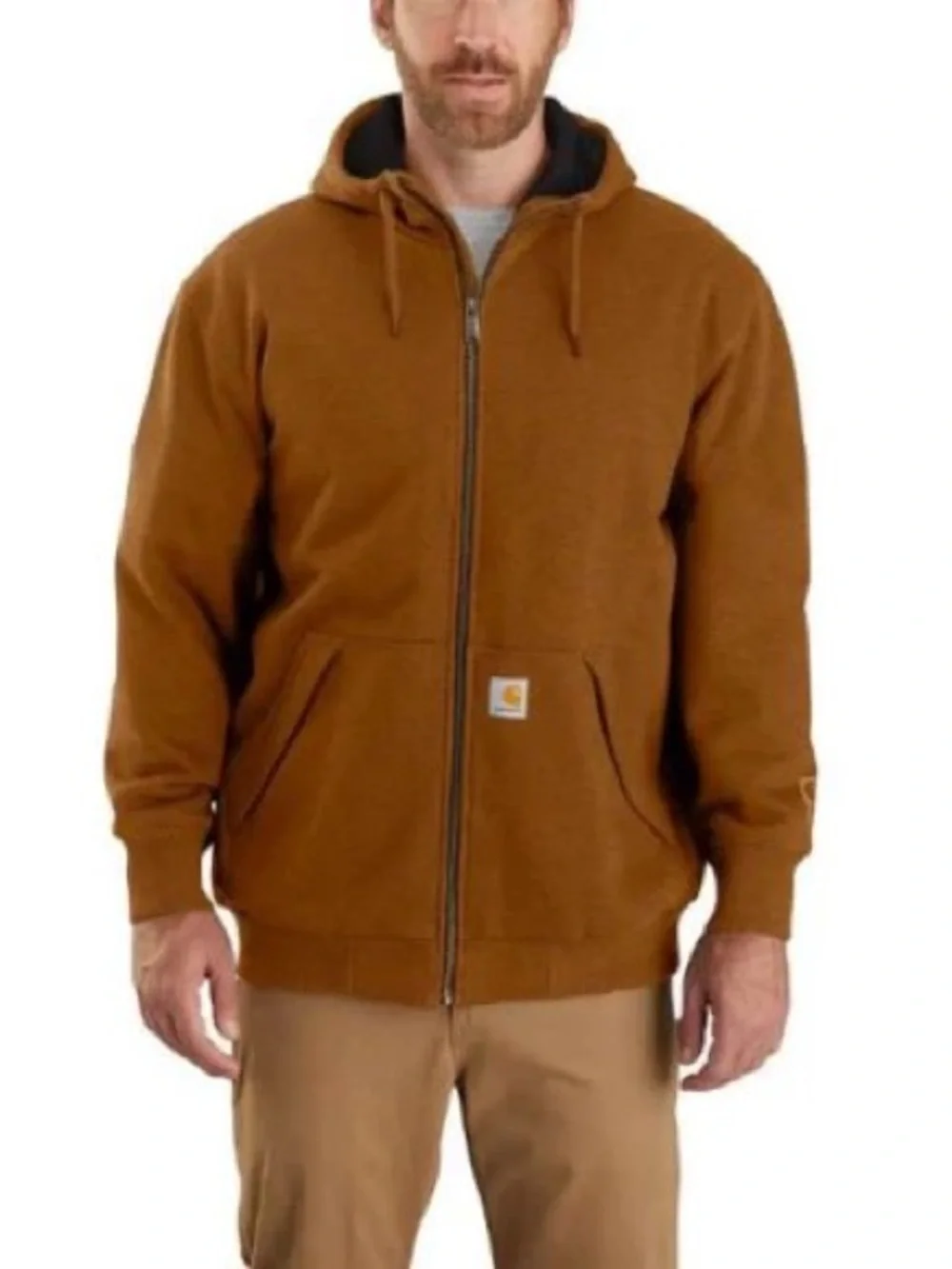 Carhartt Rain Defender Loose Fit Midweight Thermal-Lined Full-Zip Sweatshirt